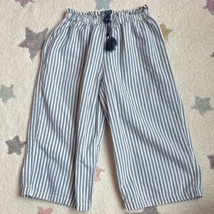 Pink chicken striped Blue and White Pants